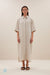 By-Bar Bruno Linen Dress Damen Leinen Midi Kleid beige