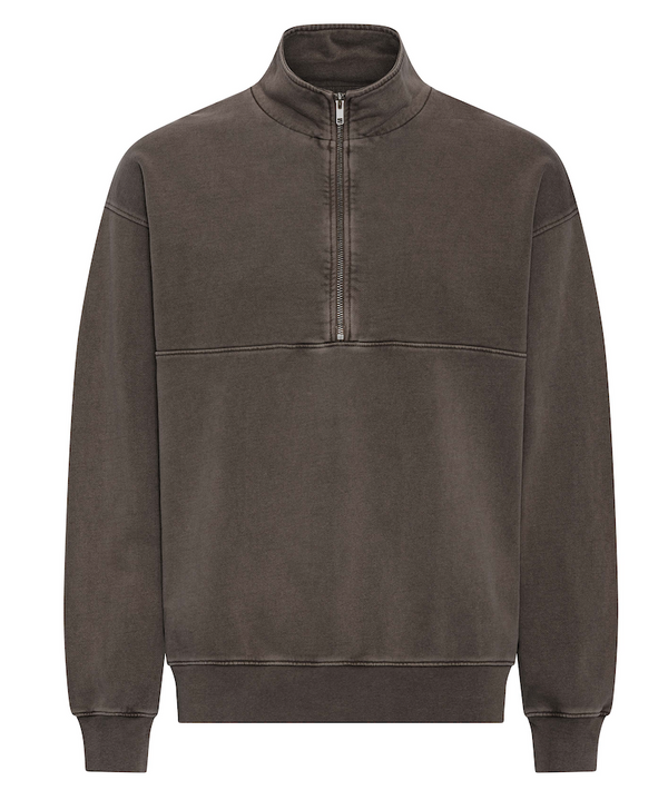 Colorful Standard Quarter Zip Pullover Faded Mud