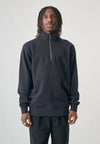 Cleptomanicx Ligule Classic Quarter Zig Pullover Herren schwarz