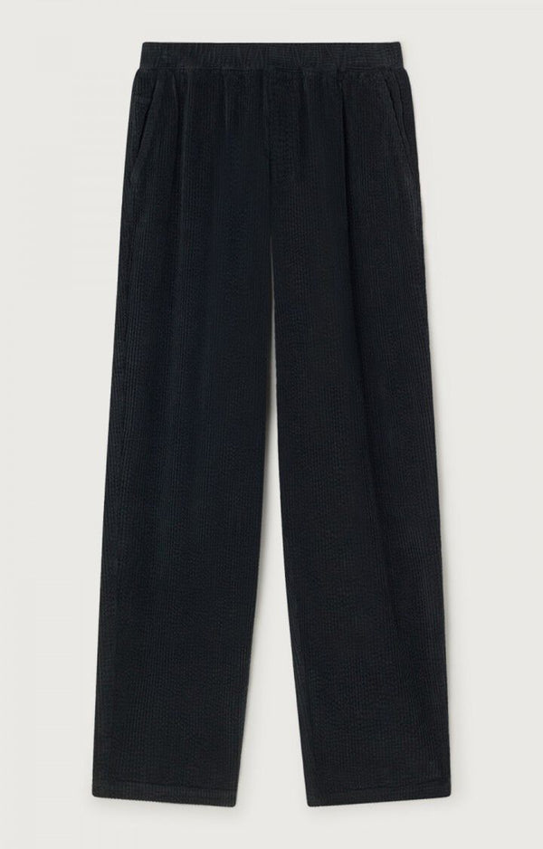 American Vintage Padow Cordhose Jogging Carbone Herren dunkelgrau