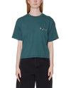 Obey Forget Me Not Shirt Jasper Green Damen Print T-Shirt grün