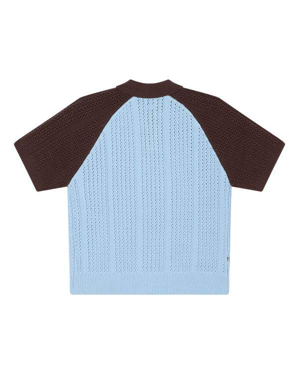 Obey Skyway Multi Abel Polo Sweater Shirt Herren blau