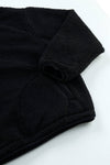 Arniko Moha Half Zip Fleecejacke Black Unisex Recycelt schwarz