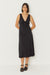 SKFK Kala Dress Damen Midikleid schwarz