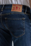 Kings Of Indigo Charles Clean Medium Used Blue Jeans Herren 5 Pocket blau