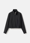 Elvine Enya Overshirt Black Melange Damen Jacke Blouson schwarz