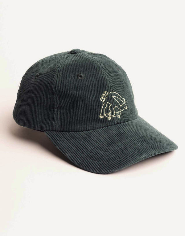 OLOW Cruising Six Panel Cap Lärchengrün – freigestellte Vorderansicht