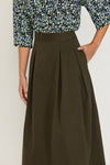 SKFK Eloisa GOTS Skirt Taupe Damen Midi Rock taupe