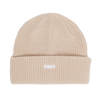 Obey Future Beanie Embroidered Logo Mütze unisex creme
