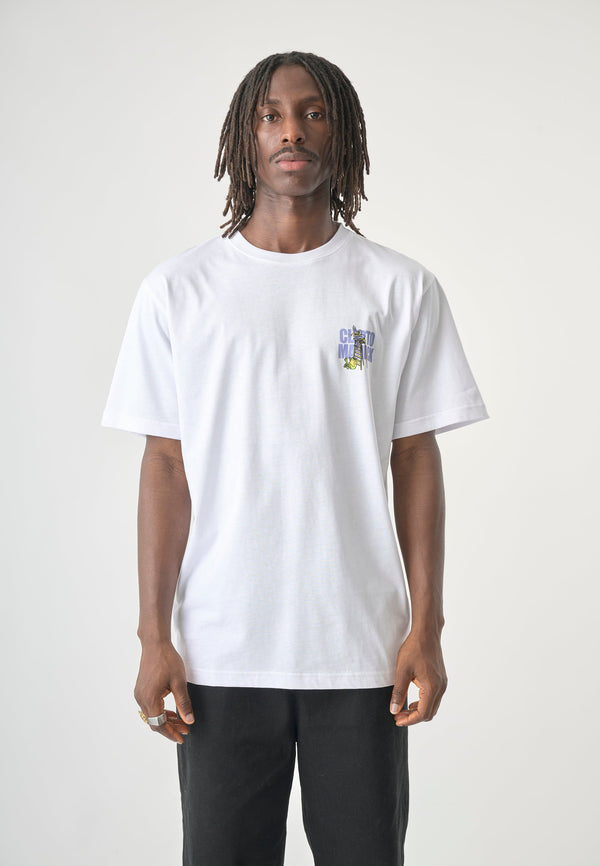 Cleptomanicx White Freibad Classic T-Shirt Herren weiss