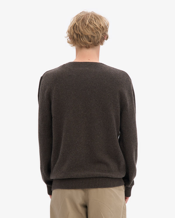 Colorful Standard Classic Merino Crew Coffee Brown Pullover Unisex braun