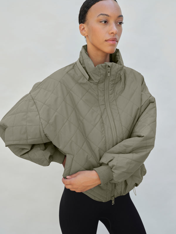 Embassy of Bricks and Logs Nala Pale Olive Jacke Damen beige