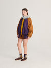 Bobo Choses Balloon Shiny Windstopper Brown Damen Windjacke multicolor braun