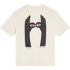 Bask in the Sun Look Tee Ivory Herren T-Shirt Relaxed Fit creme