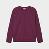 Dedicated Malmoe Base Fig RedSweatshirt Herren Crewneck beere