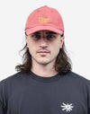 Olow Casquete Six Panel Signature Rose Cap Unisex koralle
