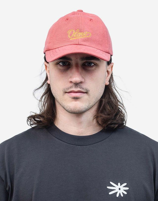 Olow Casquete Six Panel Signature Rose Cap Unisex koralle