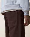 Faguo Hagenau Brown Workwear Hose Herren Baumwolle braun