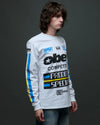 Obey Competition Longsleeve White Herren Langarmshirt weiß