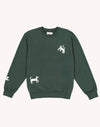 OLOW Wild Sweatshirt Herren Lärchengrün – freigestellte Vorderansicht