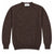 Harley of Scotland Shetland-Pullover Herren Dunkelbraun meliert