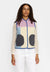 Selfhood Quilted Block Weste Damen helllila