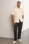 About Companions Klaas Shirt Kurzarmhemd Herren vintage gelb