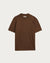 Homecore Robert T-Shirt Cocoa Herren Baumwolle braun