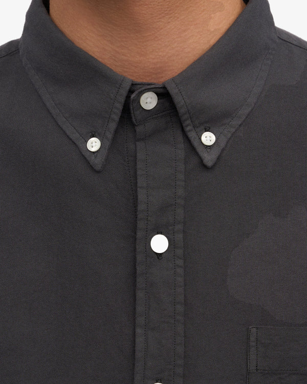 Colorful Standard Lava Grey Organic Button-Down Shirt Hemd Herren grau