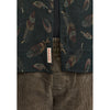 Revolution Jacquard Feather Pattern Hemd Herren dunkelgrün