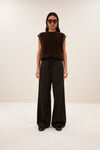 By-Bar Pelle Pinstripe Pants Damen Stoffhose Viskose braun