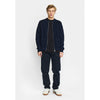 Revolution Zipped Knit Cardigan Strickjacke Herren dunkelblau