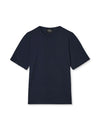 Mads Nørgaard Klassik Rib Esben Sky Captain dunkelblau T-Shirt Herren