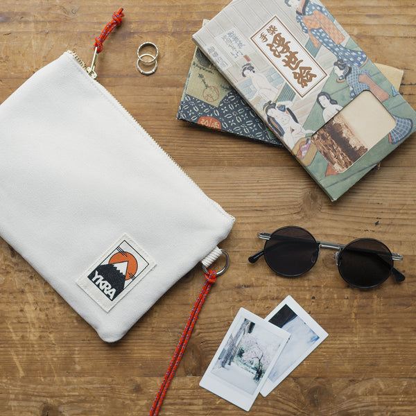 YKRA Pouch Stofftasche weiss