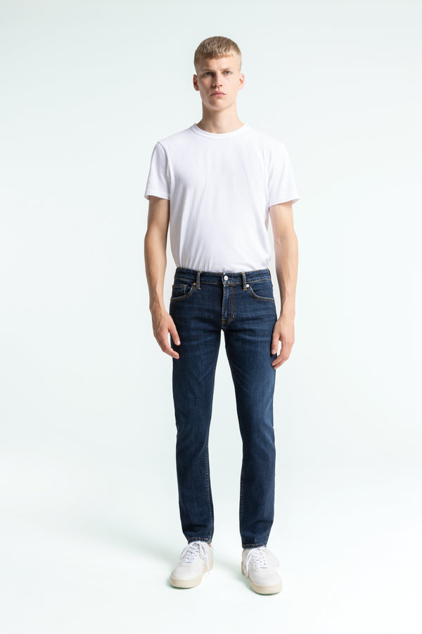 Kings Of Indigo Charles Clean Medium Used Blue Jeans Herren 5 Pocket blau
