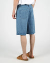 Wemoto Blue Denim 5-Pocket Shorts Herren blau