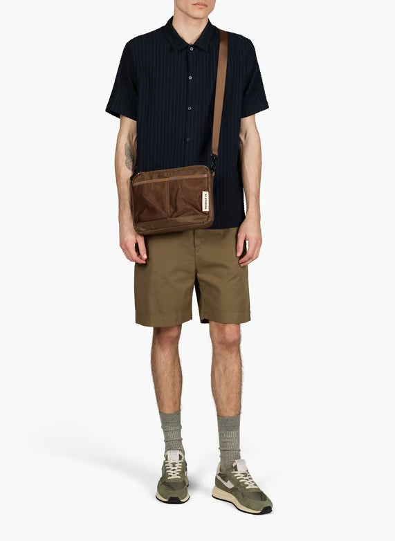 AY Studios Crossbody Bag Dark Brown Unisex Handtasche braun