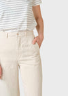 Klitmøller Lydia Lyocell Pants Sand Hose Damen creme