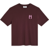 Bask in the Sun Look Tee Wine Herren T-Shirt Relaxed Fit weinrot