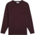 Bask in the Sun Bixintxo Tee Wine Herren Pullover Bio Baumwolle rot