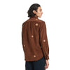 Portuguese Flannel Lobo Embroidery Shirt Brown Herren Hemd Cord braun