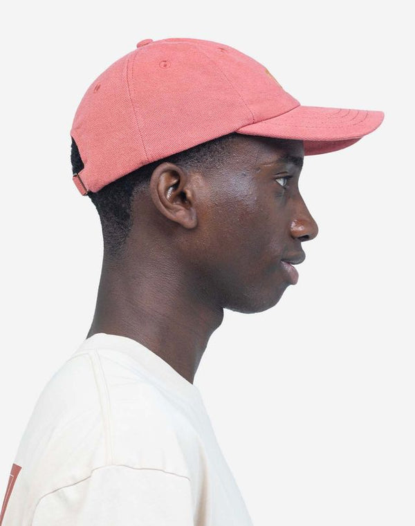 Olow Casquete Six Panel Signature Rose Cap Unisex koralle