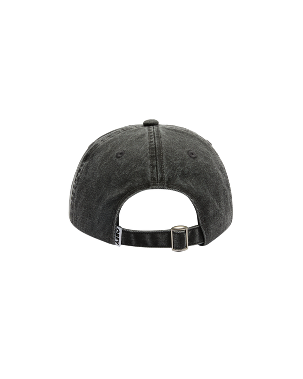 Obey Pigment Black Slanted 6 Panel SB Cap schwarz