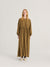 Bobo Choses Poplin Elastic Waist Dress Khaki Damen Maxi Kleis khaki