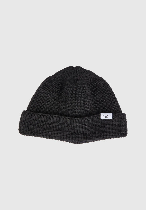 Cleptomanicx WALO Beanie Schwarz