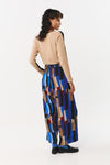 Suite 13 Makah Pants Move Print Viscose Damen Wide Leg Hose blau multi
