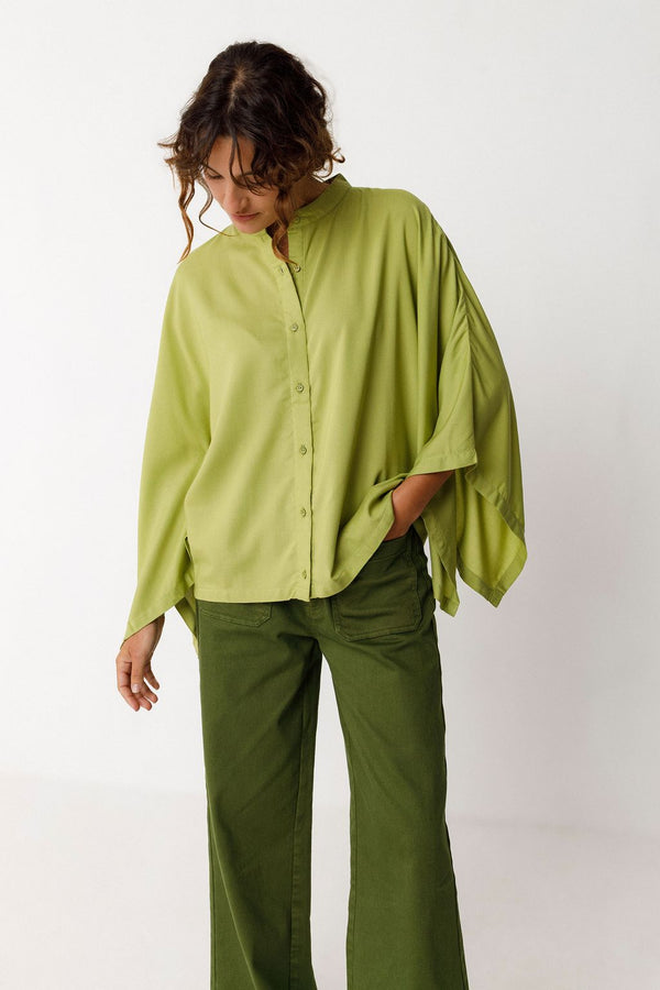 SKFK Doltza Shirt Bluse Damen grün