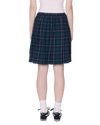 Obey Shelly Plaid Pleated Skirt Rock grün