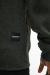 Cleptomanicx Notch Cruise Trainer Thyme Zipjacke Herren dunkelgrün