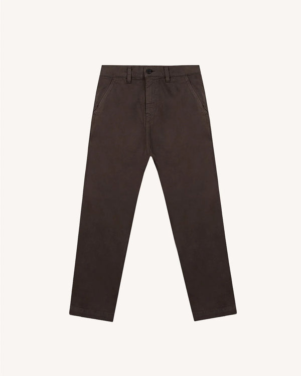 Faguo Hagenau Brown Workwear Hose Herren Baumwolle braun